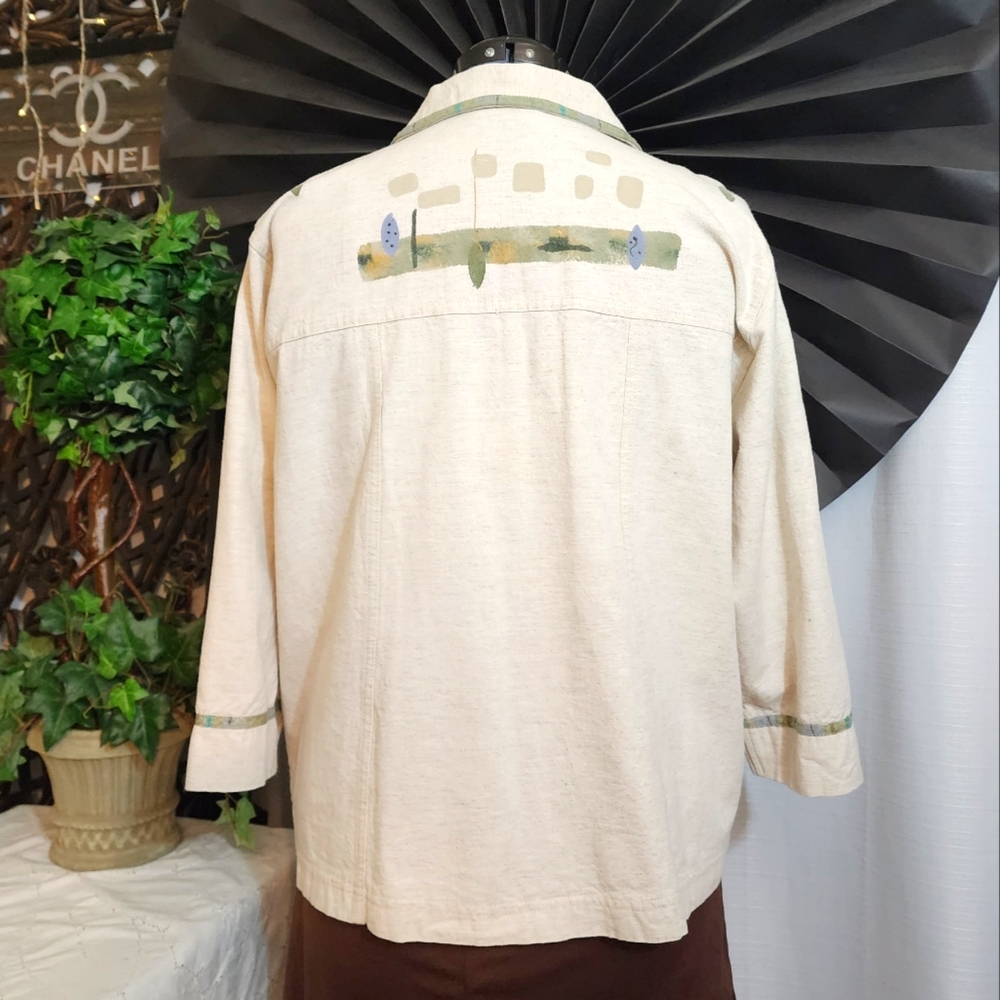 Vintage, Hand Painted Jacket